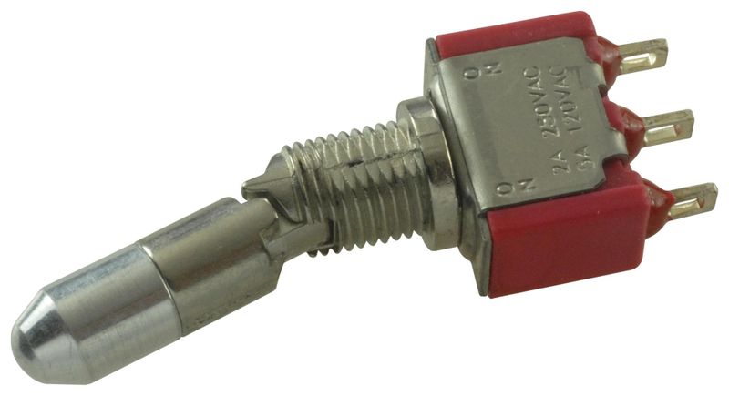 C&amp;K Components (7101K2ZQE) Toggle Switch, On-None-On, SPDT, Non Illuminated