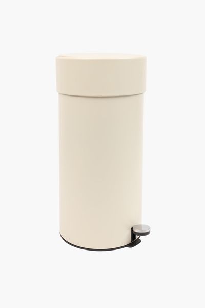 Oslo Metal Round Step Dustbin 30L