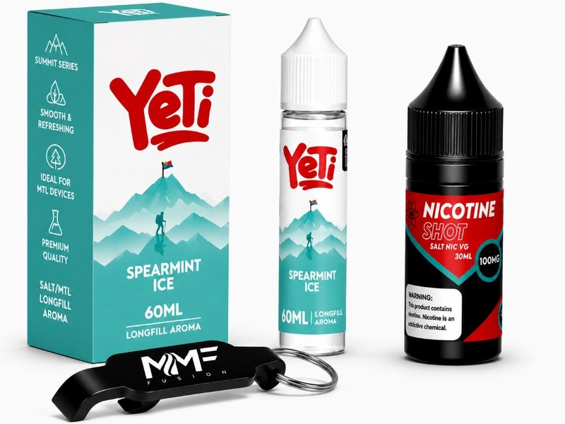Yeti Series MMF E-Liquid 60ml Juice 50mg - Spearmint Ice