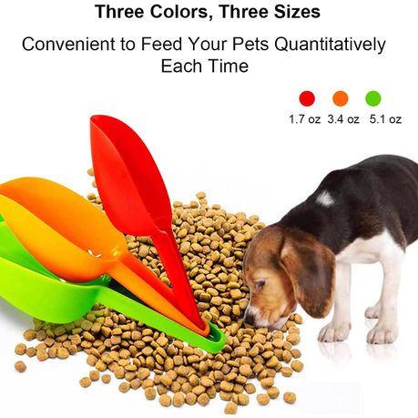 3 Piece Measuring Dog Cat Food Scooper 50 100 150grams Shop