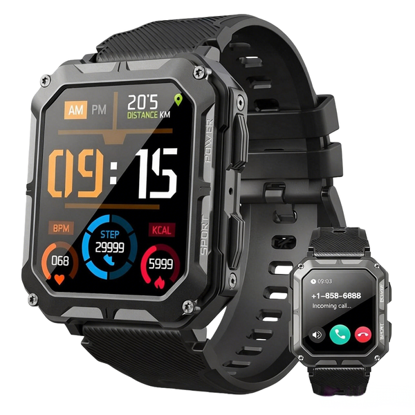 Military Grade Smartwatch,1.83" Sport Watch with Call &amp; Fitness Tracker