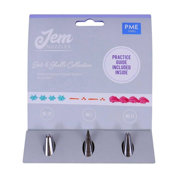 Icing Tip Nozzles Cake Decorating Dots and Shells Collection