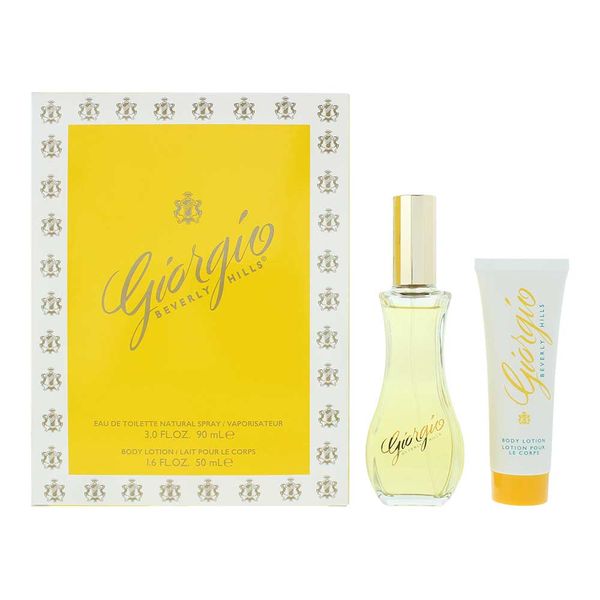 Giorgio Beverly Hills Yellow 2 Piece Gift Set: (Parallel Import)