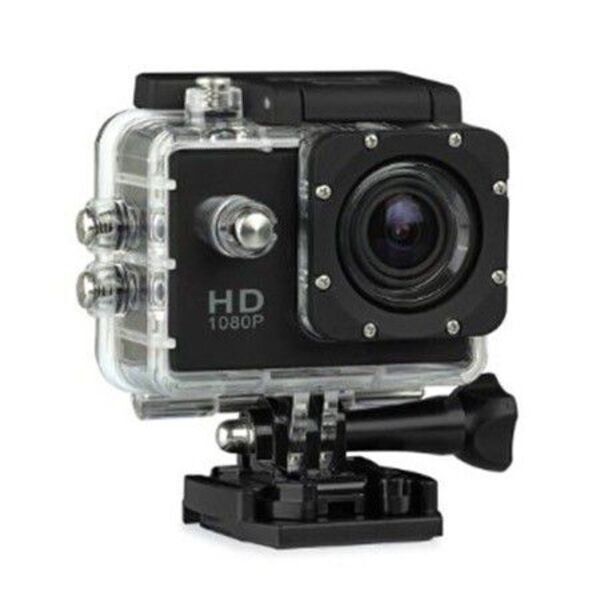 Waterproof HD Sports Action Camera 1080P - White