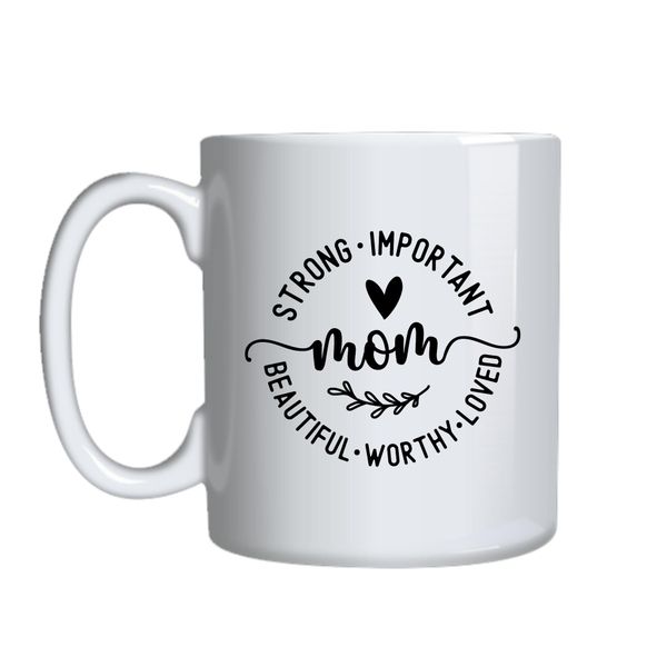 Beautiful Coffee Mugs for Mother's Day Trendy Graphic Cup Design Present049