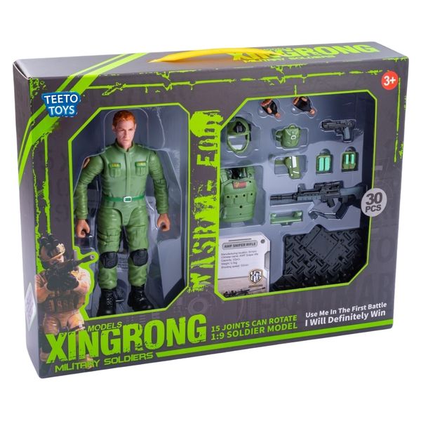 Military Figurine Playset - Toys for Boys - Pretend Play Military Toy