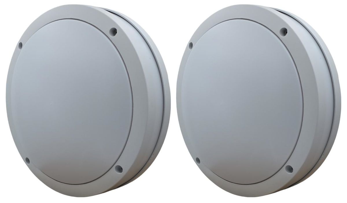 Teempeest E27 Aluminium Outdoor Wall Light (GLOBES NOT INCLUDED) - 2 Pack