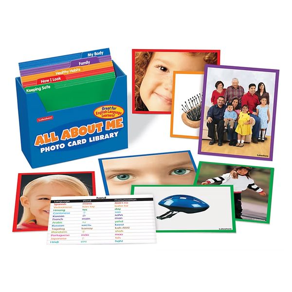 All About Me Vocabulary Development Photo Card Library