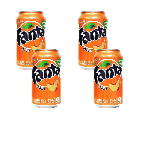 Fanta Peach - 4x 355ml
