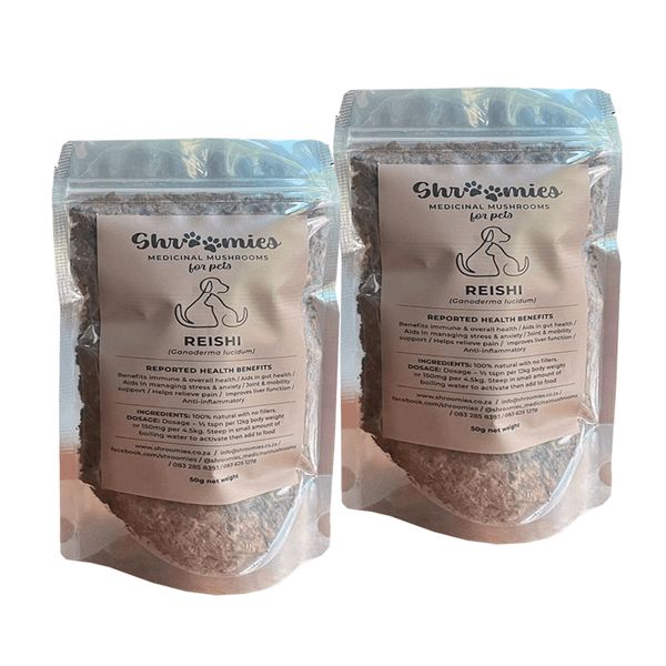 Wellness Pantry Nature's Shroomies Reishi Pets Bundle - 50g x 2 Pack