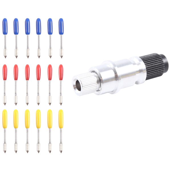 Blade Holder Base with 18 Pcs Cutting Blades (30/45/60 Compatible with None