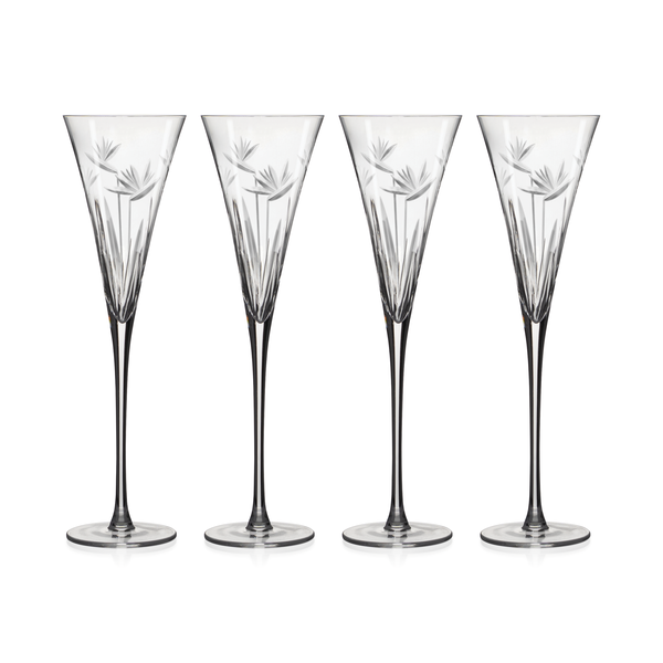 Carrol Boyes Champagne Flute Set of 4- Strelitzia