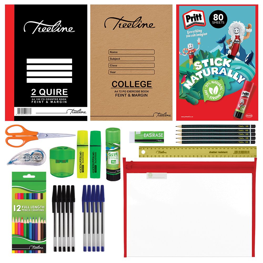 Treeline Book Bag Stationery Combo 28 Piece Shop Today. Get it Tomorrow!