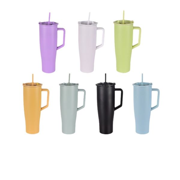 7 Pack Stainless Steel Double Vacuum Bottle with Straw