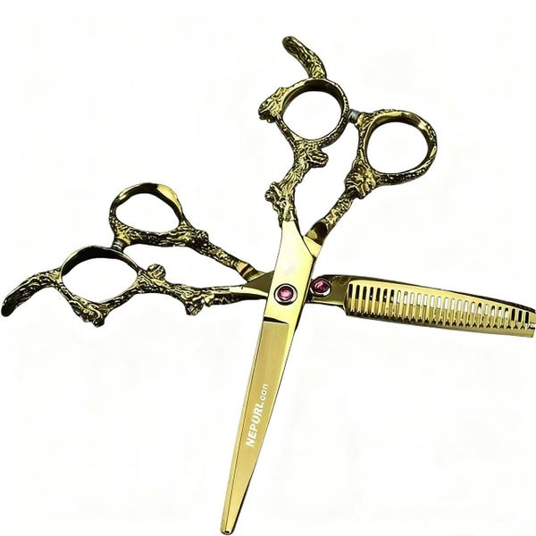 6 Inch Professional Hairdressing Scissors Set Home Stainless Steel