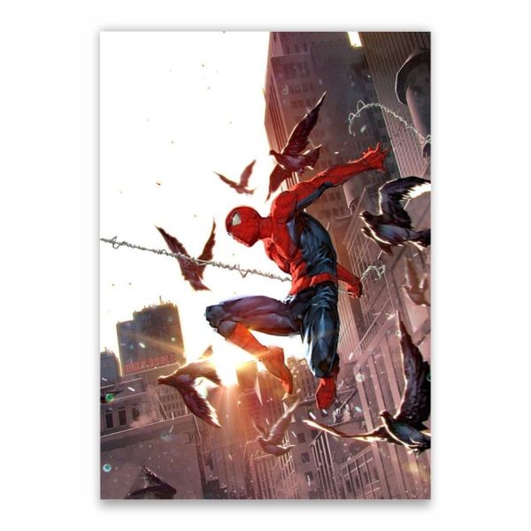 Spider-Man Web-Slinging Pigeons Poster - A1