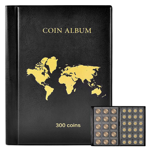 300 Pockets Coin Collection Book Coin Collection Holder Album