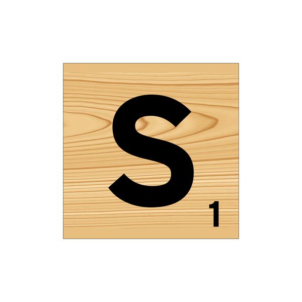 Scrabble Wall Art - S