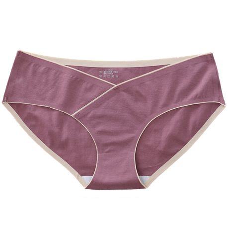 Maternity Underwear Low Waist V-Shaped Cotton Underwear for