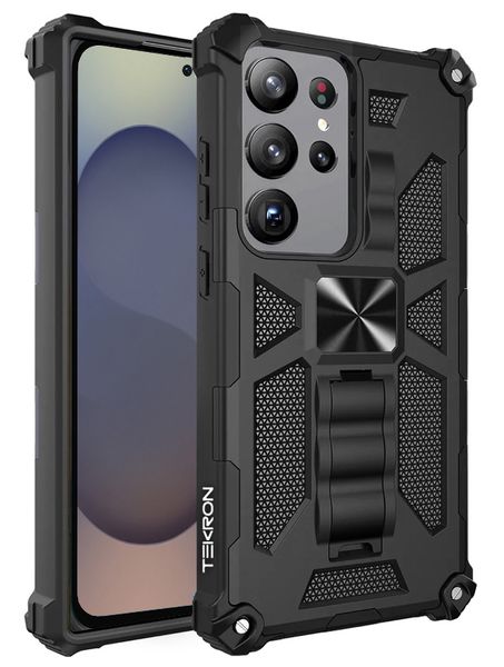 TEKRON Heavy Duty Kickstand Case Made for Samsung Galaxy S25 Series