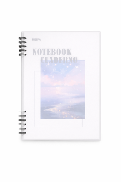 B5 Spiral Notebook - Lined Pages, Soft Cover, 80 Sheets-5 x