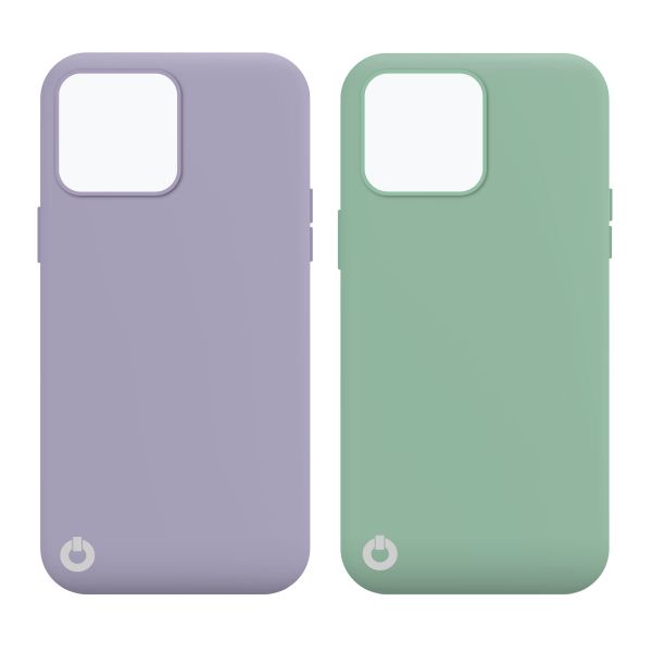 Toni Twin Silicone Apple iPhone 13 Pro Max - Violet/Turquoise