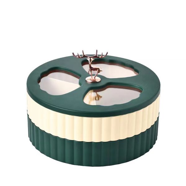 Double Layer Modern food Candy Snack Box with Lid