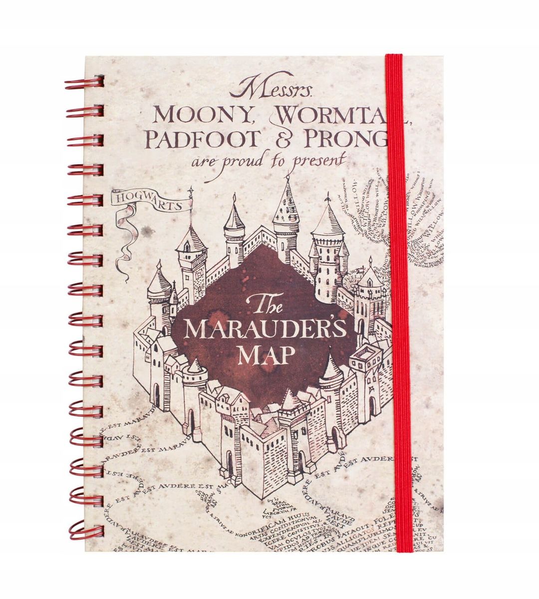 Harry Potter (Marauders Map) A5 Wiro Notebook | Shop Today. Get it ...