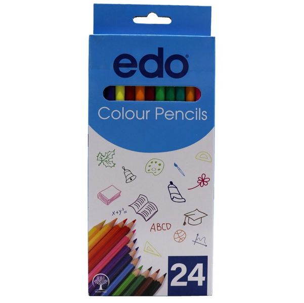 Edo 24 Piece Colour Pencils