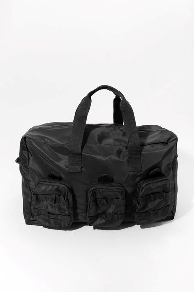 Essentials Black Travel Bag