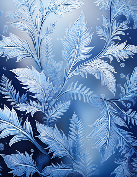Canvas Wall Art Home Decor - frost patterns