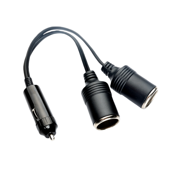 12V/24V Car Cigarette Lighter Splitter 2-Way High Power Adapter