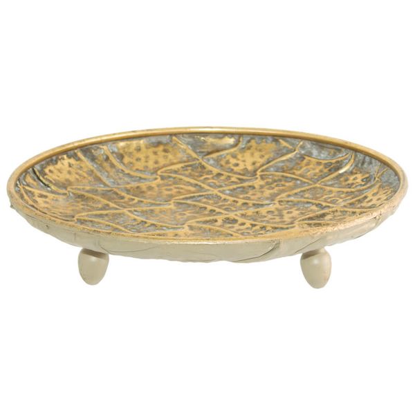 MC - Vintage Legged Gold Tray