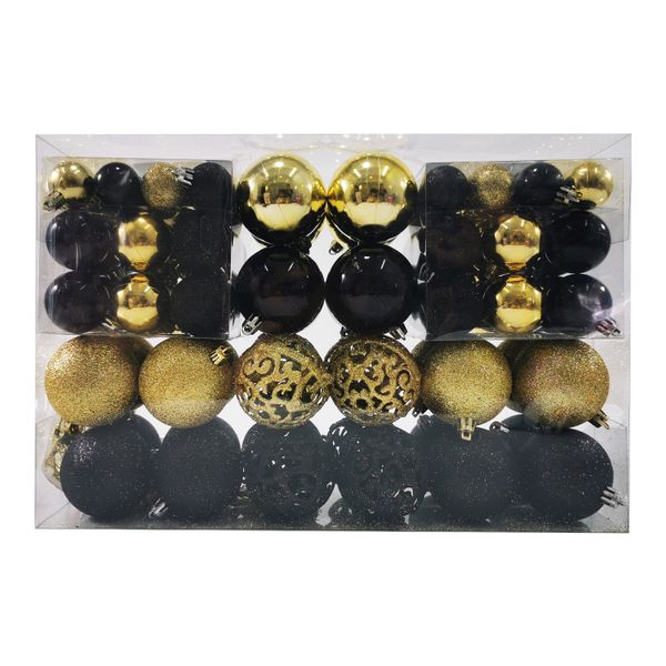100-ct Shatterproof Christmas Baubles, Multi-Color Tree Decorations