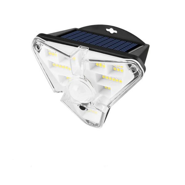 Solar Motion Sensor Wall Lamp - 3-Slide Glowing Design, 68 LED
