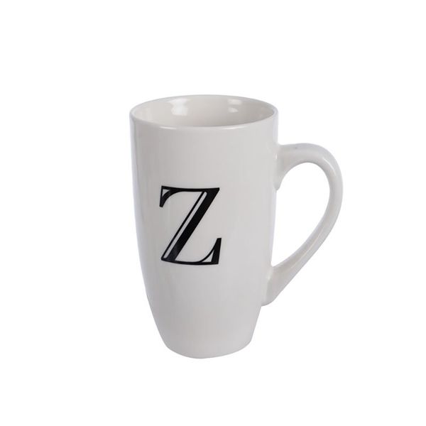 Kitchen Accessories - Mug - Letter 'Z' - Ceramic - White
