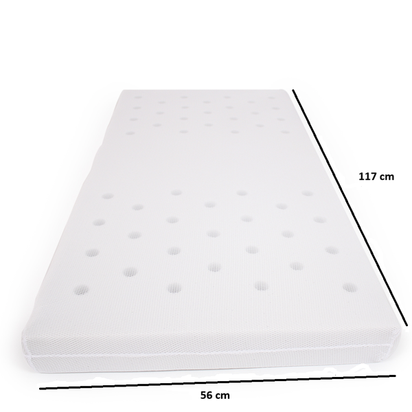 Standard Cot Matrress - 117 x 56 x 8 cm - Netting - ThinkCosy
