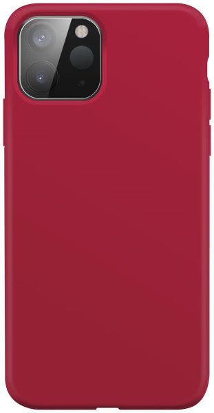XQISIT Silicone Anti Bacterial Case for iPhone 12 Mini - Red
