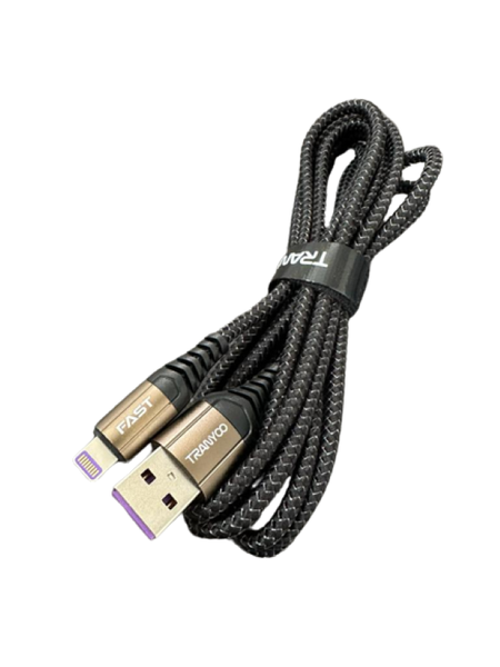Tranyoo Metal Fast Charger - Lightning Braided Cable - T-S16I