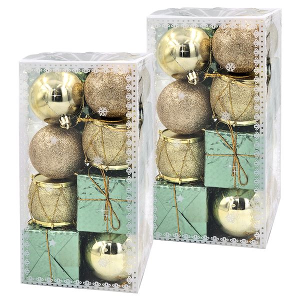 32pcs Christmas Balls Christmas Tree Decor Hanging Ornament