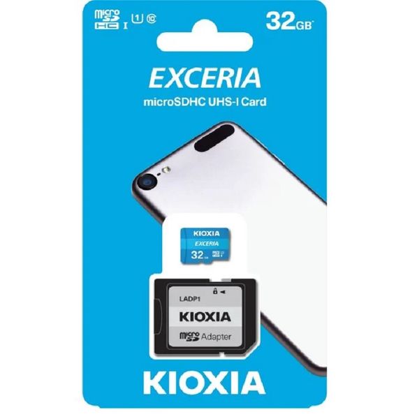 KIOXIA Exceria 32GB Micro SDHC UHS-I Card