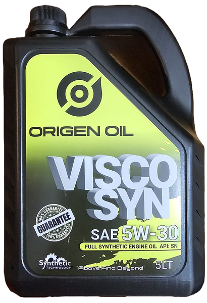 Origen Oil - ORIGEN VISCO SYN 5W-30 - Synthetic Engine Oil - 5L