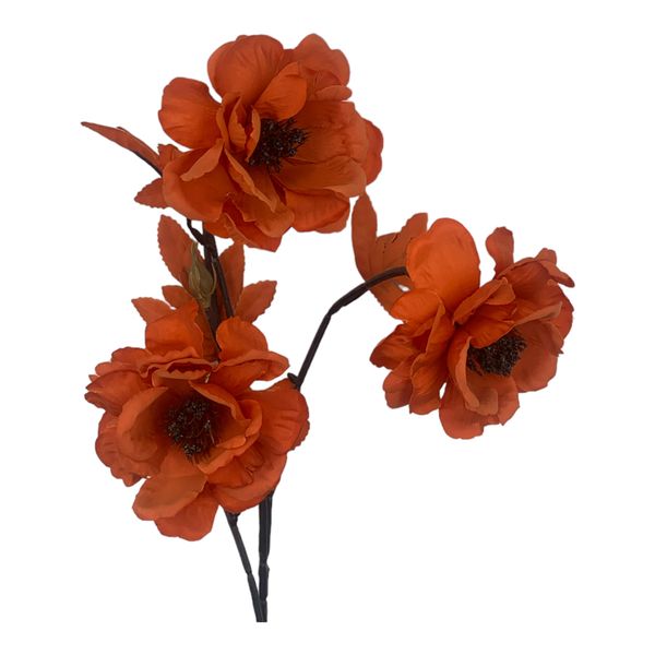 3 Piece Artificial Flower 78Cm 6 Masts Japanese Flowering Cherry