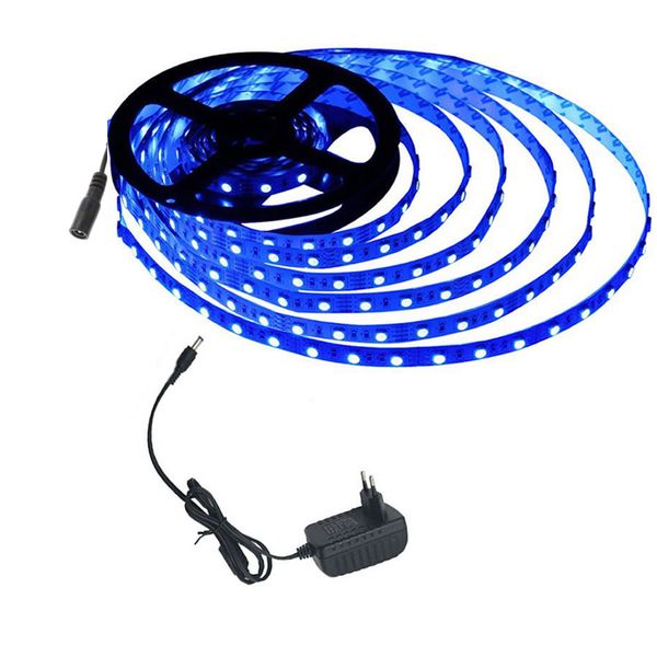 12V 5M 5050 White SMD LED Strip Light