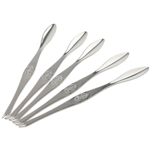 Seafood Tool Stainless Steel Lobster Clamp Pliers Clip Pick - 5Pcs