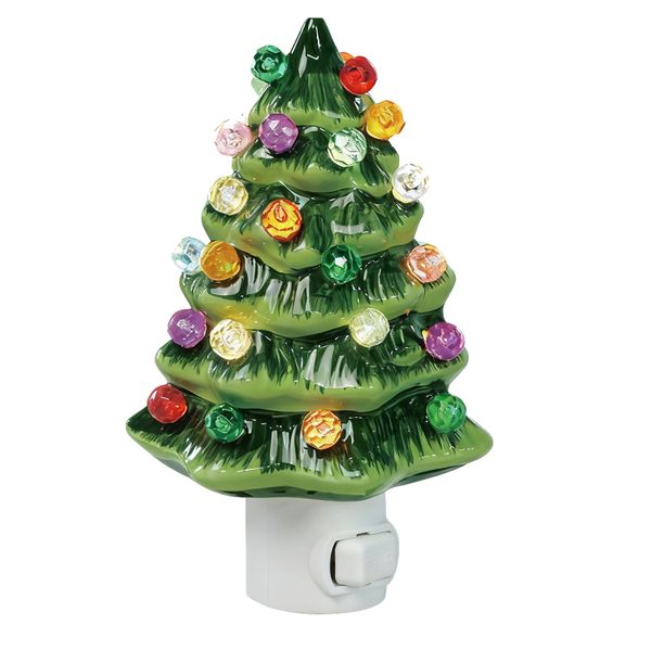Christmas Tree Plug-in Night Light US Plug Wall-Mounted Ambient Lamp