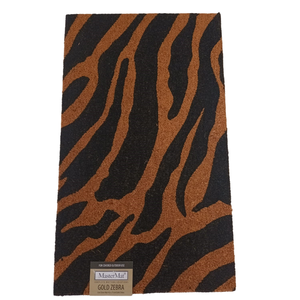 MasterMat Gold Zebra Coir Doormat 45 x 75cm