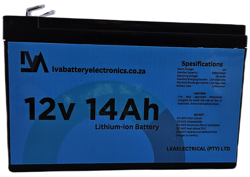 Replacement 12v 14Ah Lithium-Ion Battery Gate Motor/security alarm/cctv