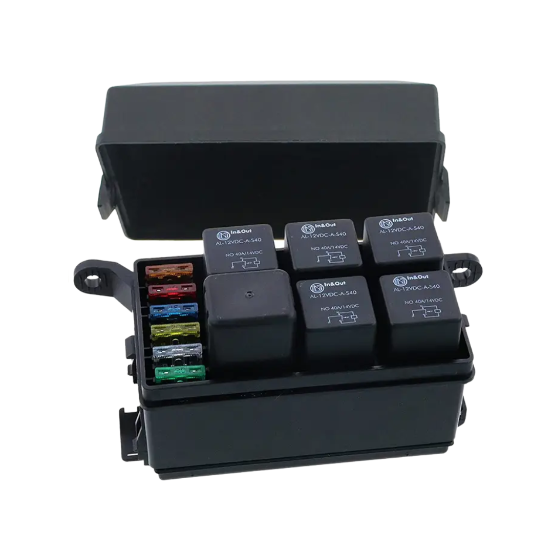 Automotive Relay & Fuse Box  Holder (12-slot) 