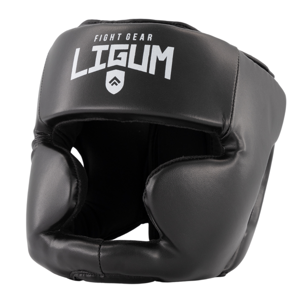 Impact Head Gear - Ligum Fight Gear - Black
